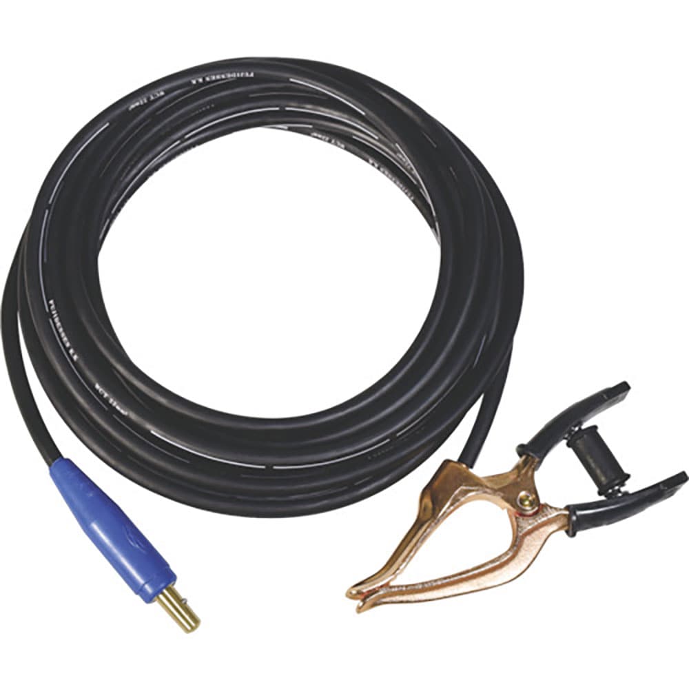 ＮＩＣＨＩＤＯ　アースクリップ（オスジョイント付）　５ｍ　ＷＣＴ２２ｓｑ　ＮＡ－ＥＪ５＿