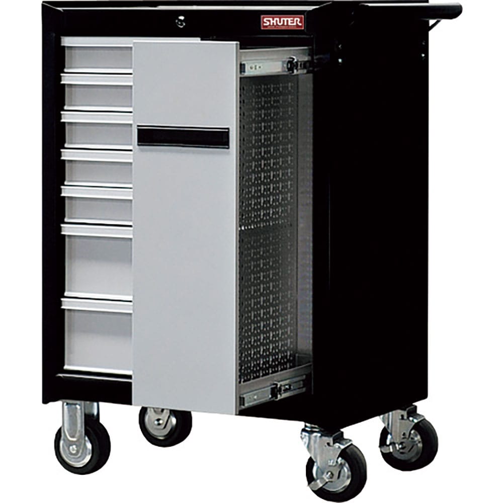 ＳＨＵＴＥＲ　重量キャビネットカート　ＴＣ－Ｈ２５　ブラック　ＴＣ－Ｈ２５－ＢＫ＿