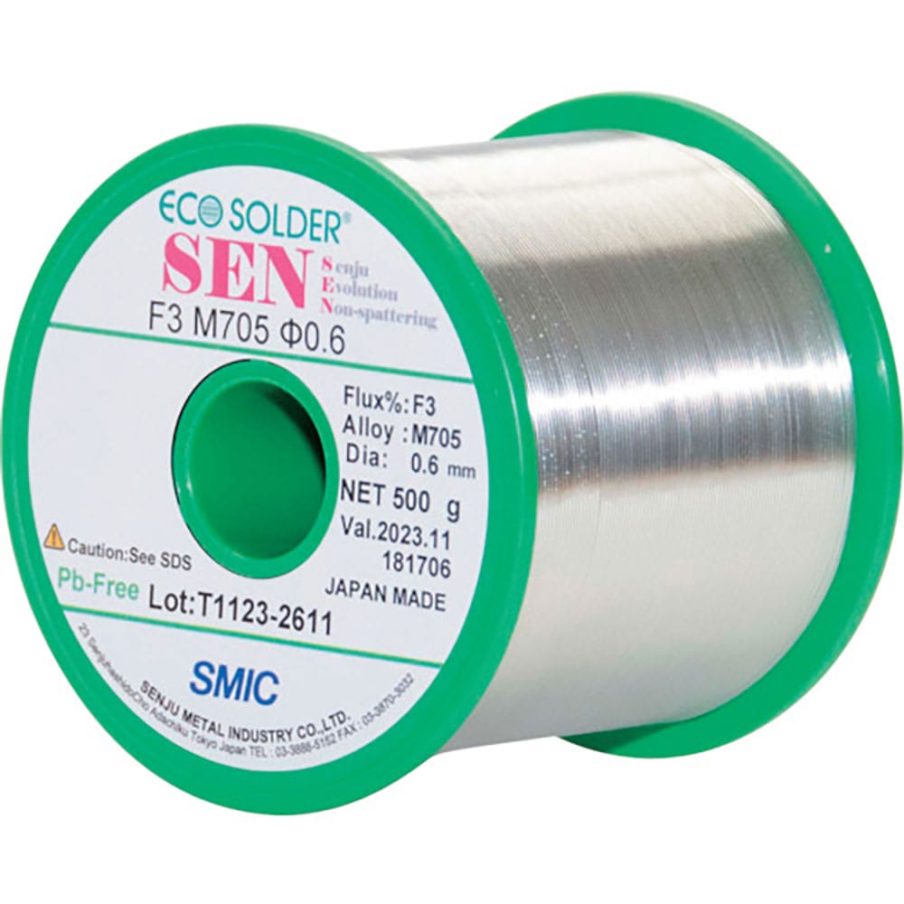 千住金属　バラ＿ＳＥＮ　Ｆ３　Ｍ７０５　０．８　Ｄ５００Ｇ＿１８１７０７　Ｓ＿ＳＥＮ　Ｆ３　Ｍ７０＿