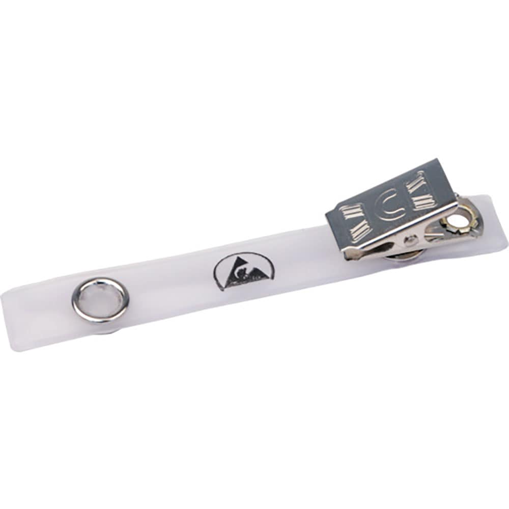 ＤＥＳＣＯ　静電対策ネームカードホルダー用クリップ　８８ｍｍ　３４４３２＿