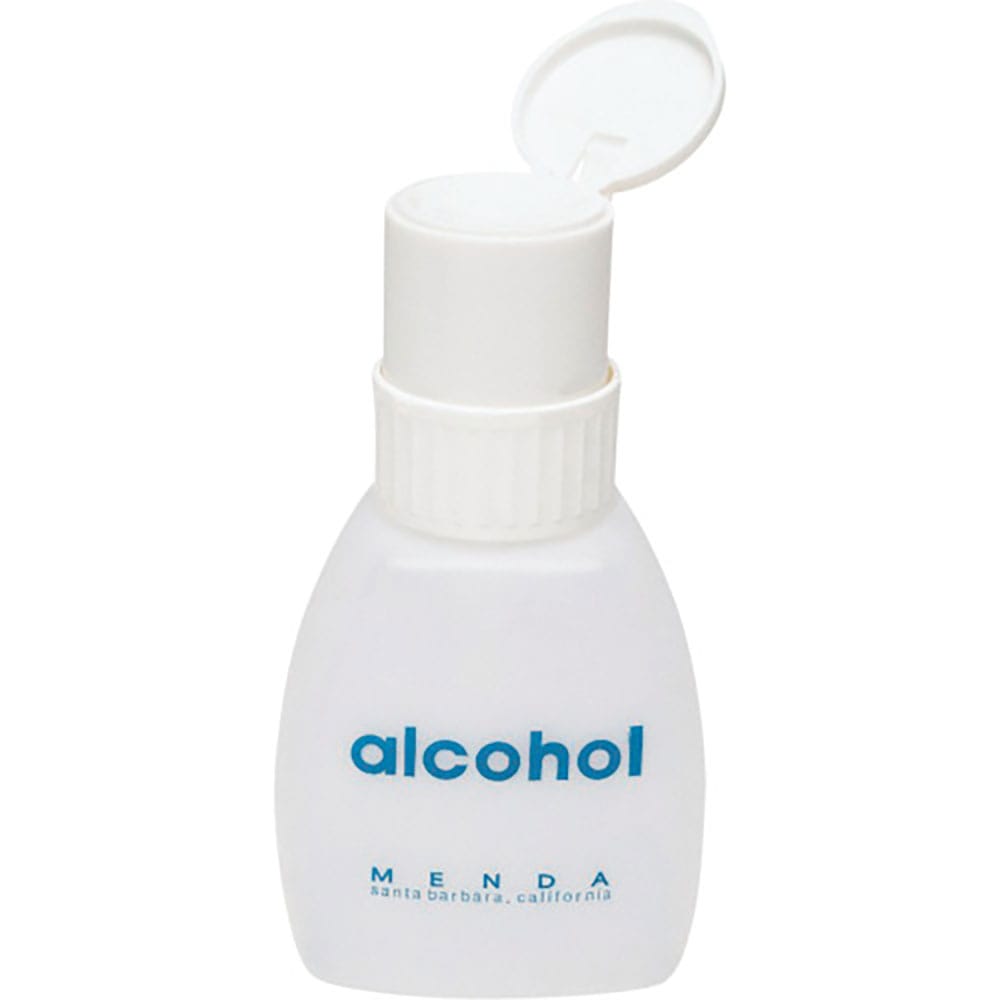 ＤＥＳＣＯ　ディスペンサー　ロック機能付き、白、２４０ｃｃ、”ａｌｃｏｈｏｌ”の印刷あり　３５２１＿