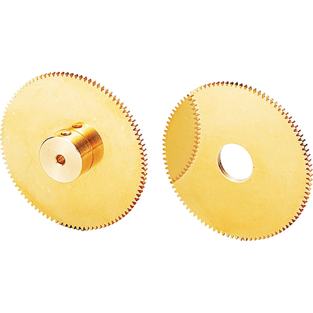 ＫＧ　黄銅平歯車　Ｓ５０Ｂ　５５Ａ－０２０８　形状Ａ１　モジュール０．５　歯数５５　Ｓ５０Ｂ　５５＿