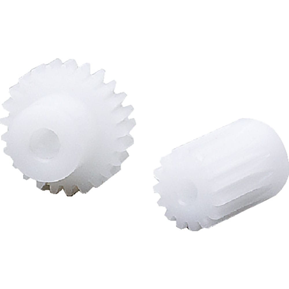 ＫＧ　白ＰＯＭ平歯車　Ｓ５０Ｄ　５０Ｂ－０３０３　形状Ｂ１　モジュール０．５　歯数５０　Ｓ５０Ｄ　＿