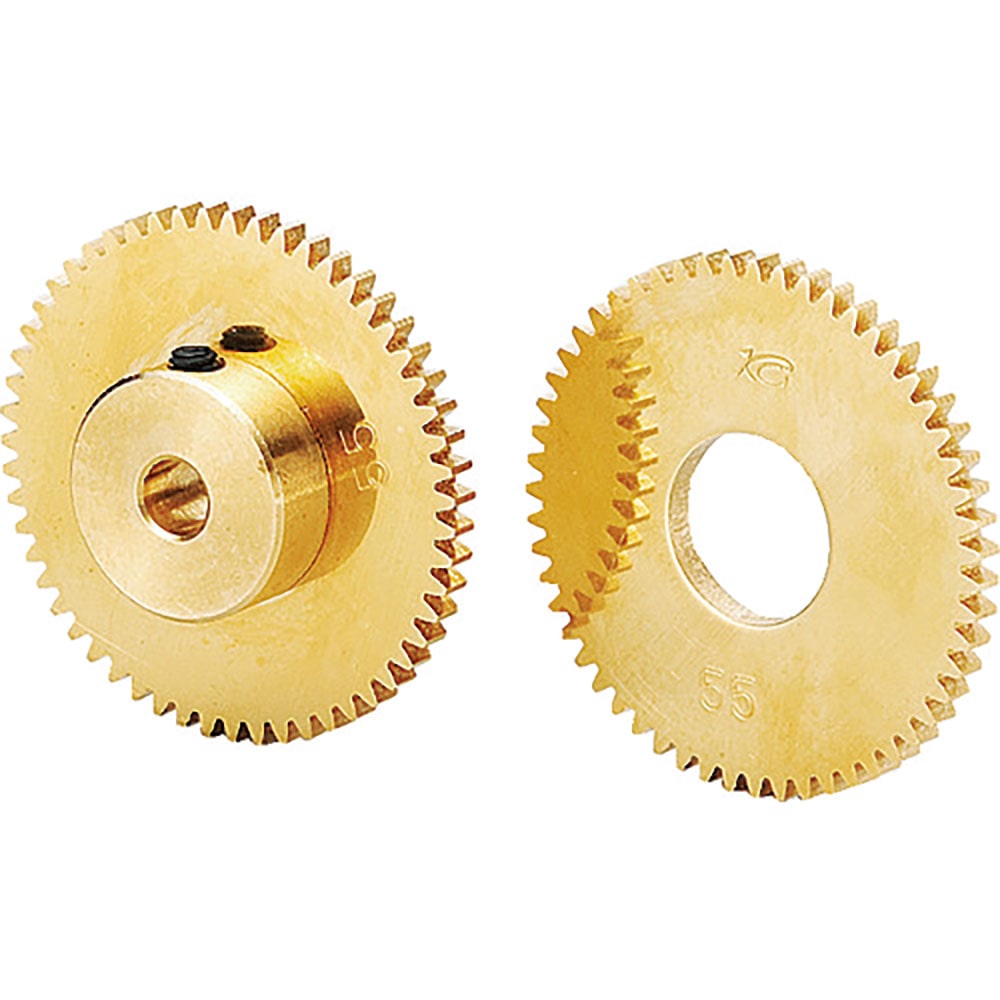 ＫＧ　黄銅平歯車　Ｓ７５Ｂ　８０Ａ－０３１５　形状Ａ１　モジュール０．７５　歯数８０　Ｓ７５Ｂ　８＿