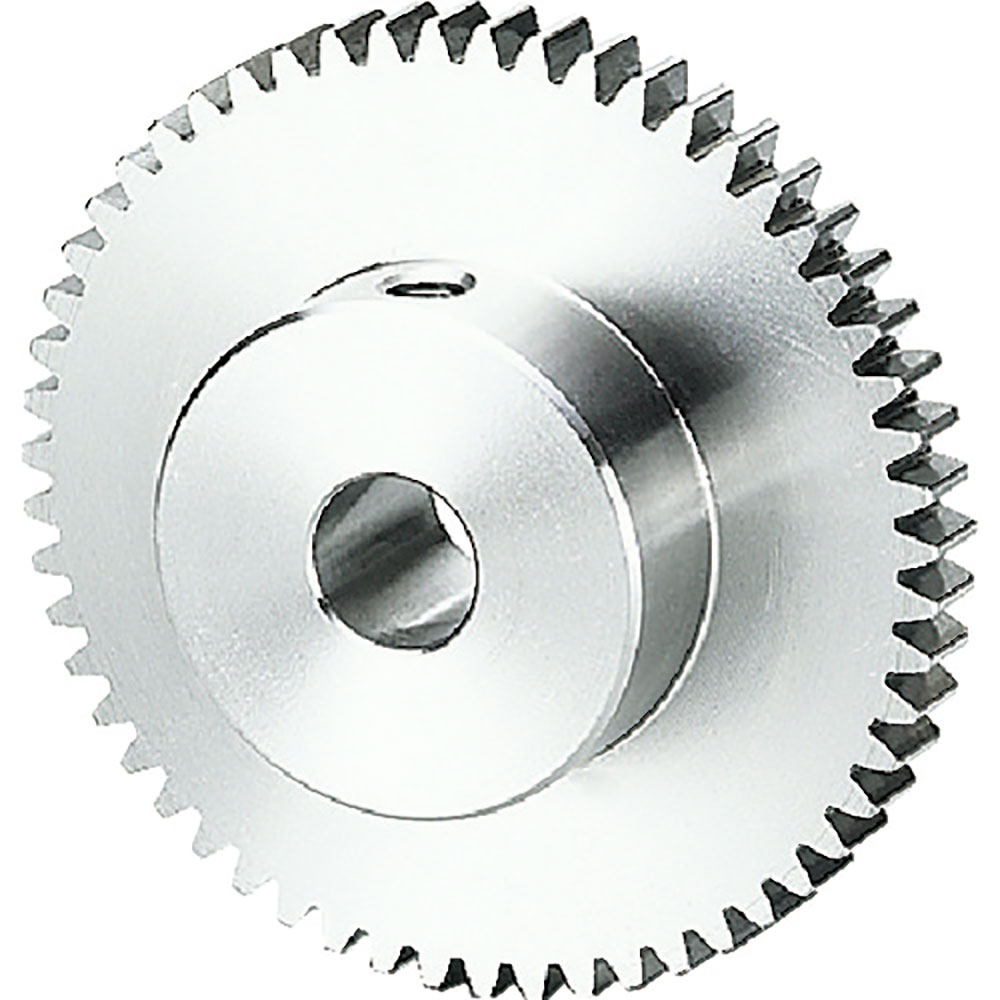 ＫＧ　Ｓ４５Ｃ平歯車　Ｓ７５Ｓ　１００Ｂ＋０６０８　形状Ｂ１　モジュール０．７５　歯数１００　歯幅＿