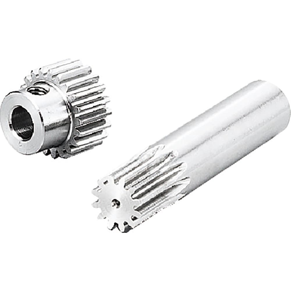 ＫＧ　ステンレス平歯車　Ｓ７５ＳＵ　１６Ｂ＋０８０５　形状Ｂ１　モジュール０．７５　歯数１６　Ｓ７＿