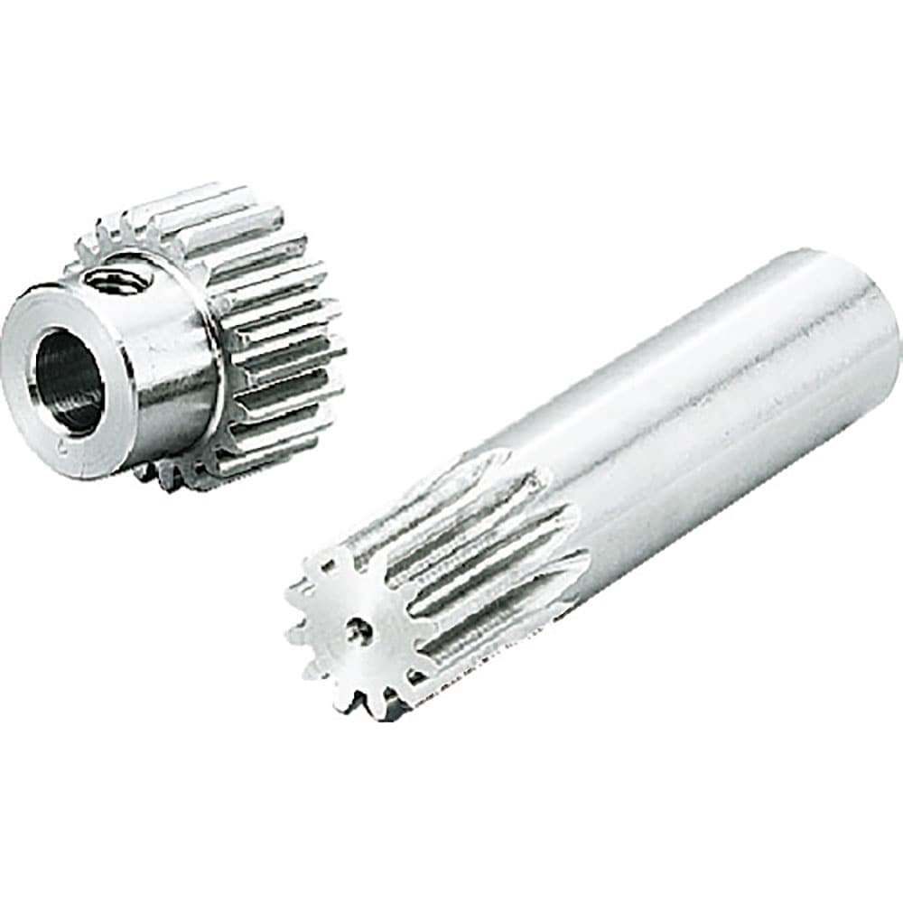 ＫＧ　ステンレス平歯車　Ｓ７５ＳＵ　２８Ｂ＋０８０６　形状Ｂ１　モジュール０．７５　歯数２８　Ｓ７＿