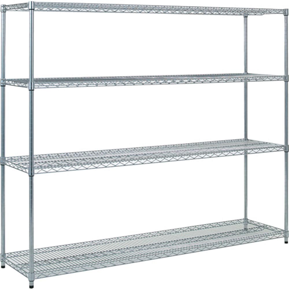 ＴＲＵＳＣＯ　スチール製メッシュラック　Ｗ１８２４ＸＤ４５７ＸＨ１５３３　４段　　ＴＭＥ－５６４４＿