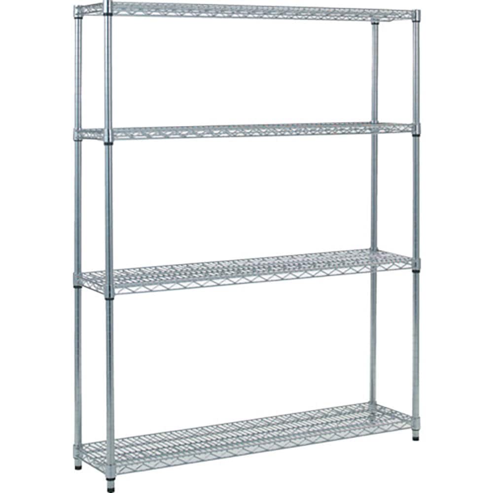 ＴＲＵＳＣＯ　スチール製メッシュラック　Ｗ１２０５ＸＤ３０５ＸＨ１５３３　４段　　ＴＭＥ－５４３４＿