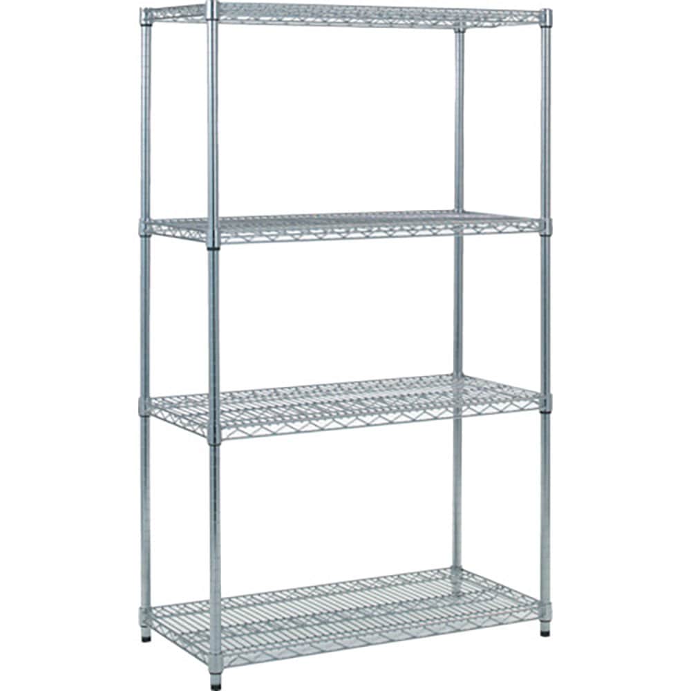 ＴＲＵＳＣＯ　スチール製メッシュラック　Ｗ９０５ＸＤ４５７ＸＨ１５３３　４段　　ＴＭＥ－５３４４＿