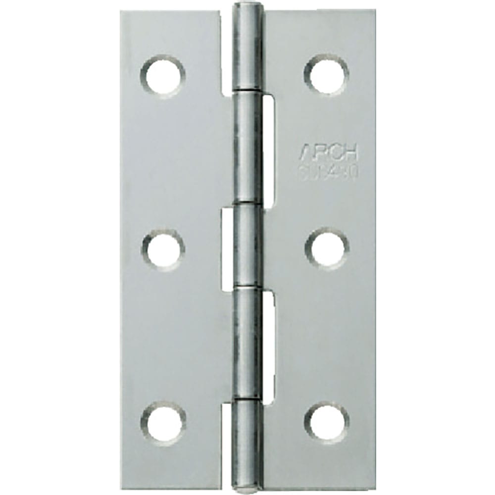 ＡＲＣＨ　薄口蝶番３８ｍｍ　光沢研磨　ＴＮ４５１０－３８ＢＫ＿