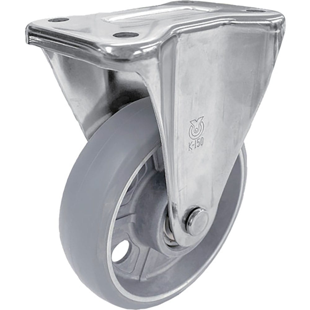 ユーエイ　【２０２５年１月発売】プレート式　固定　ステンレスキャスター　アルティメットウレタン　車＿