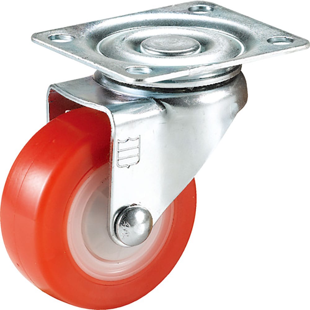 ＳＡＭＳＯＮＧ　プレート式軽荷重用キャスター　自在　ＰＵ　６４ｍｍ　ＴＰ３６２５－０１－ＰＬＹ－Ｔ＿