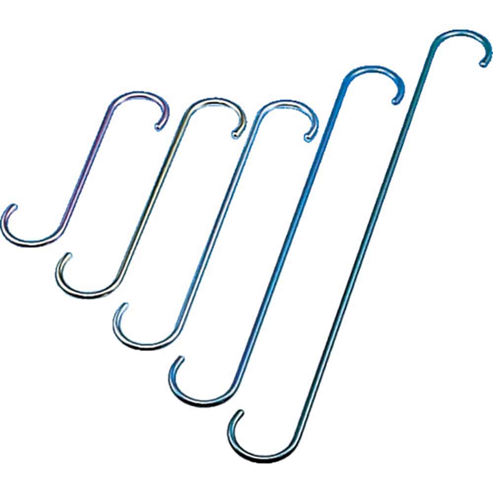 水本　ファンシーＳフック　ストレート（ライトイエロー）　全長４００ｍｍ　ＡＬＳ－４００Ｙ＿