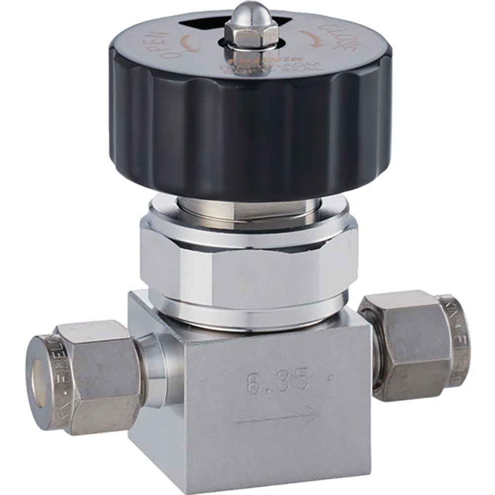 Ｆｕｊｉｋｉｎ　ＳＵＳ鋼製ダイレクトダイヤフラムバルブ＿１ＭＰａ＿ＦＵＮＤ－９１Ｇ　ＦＵＮＤ－９１＿