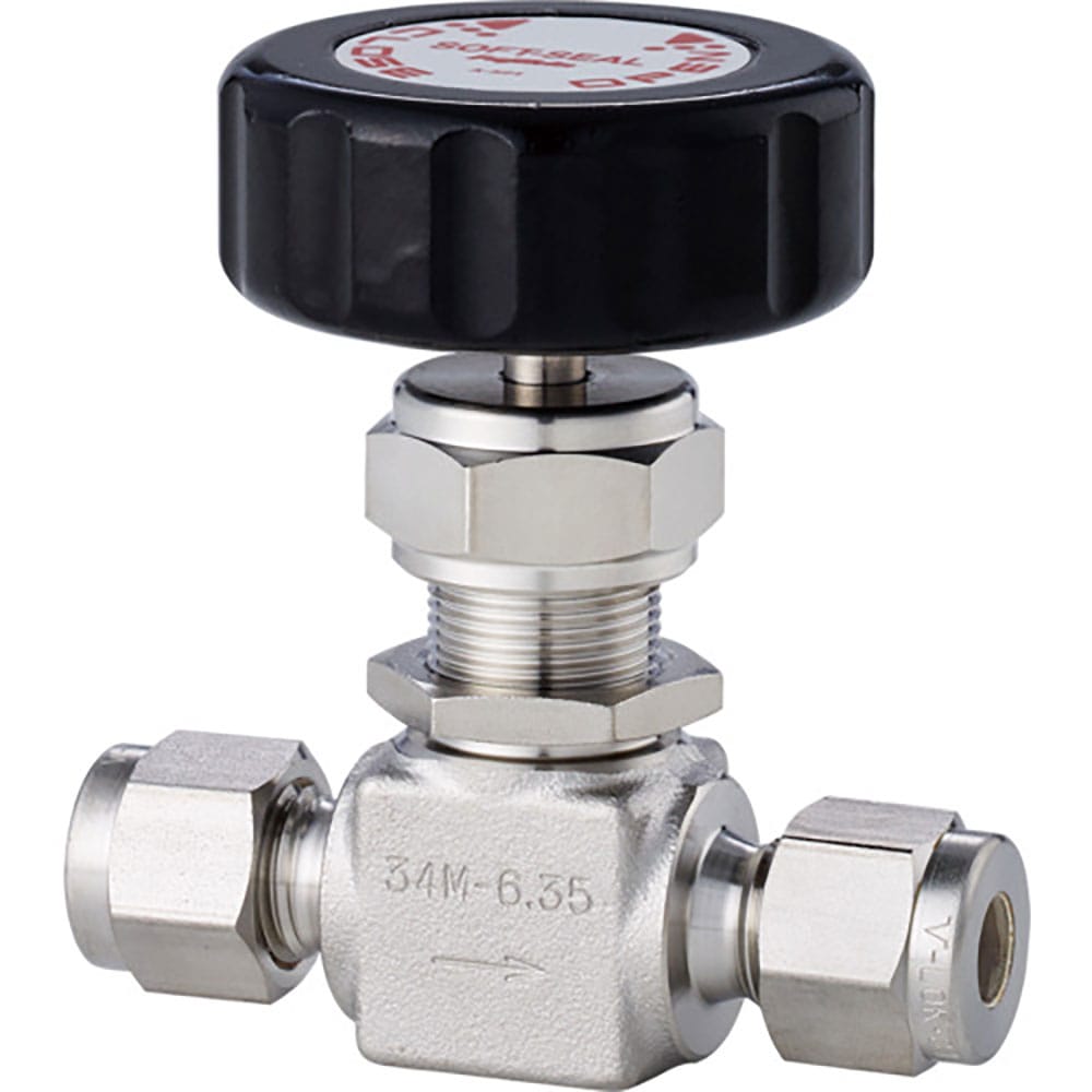 Ｆｕｊｉｋｉｎ　ＳＵＳ鋼製ニードルバルブ　３４ＭＰａＰＵＨ－９３４　ＰＵＤ－９３４Ｐ－６．３５－Ｖ＿