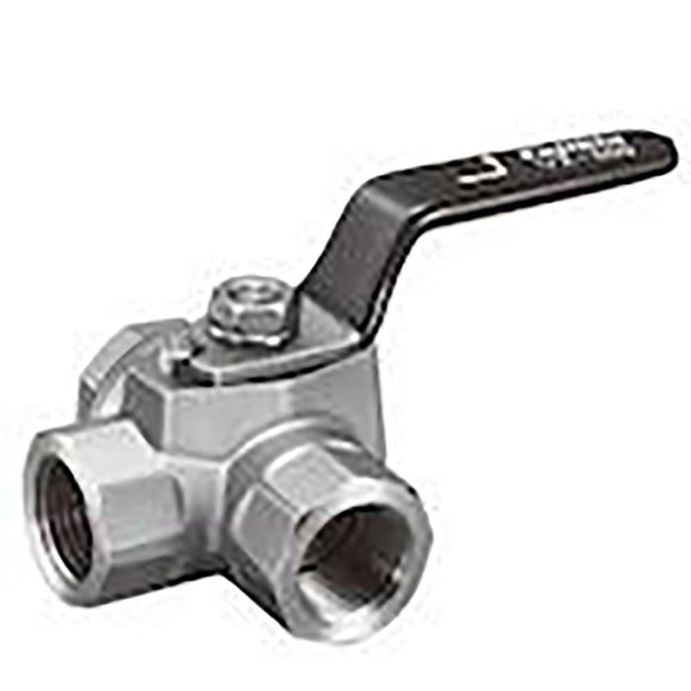 Ｆｕｊｉｋｉｎ　ステンレス鋼製３方切替ボール弁４．１２ＭＰａ　ＵＢＶＨ－１４Ｂ－Ｒ＿