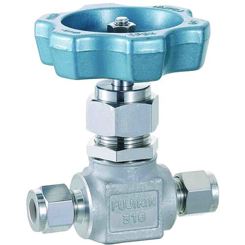 Ｆｕｊｉｋｉｎ　ＳＵＳ鋼製ニードルストップバルブＵＳ９２７１０　ＵＳ－９２７Ｐ－１０－Ｒ－Ｖ＿