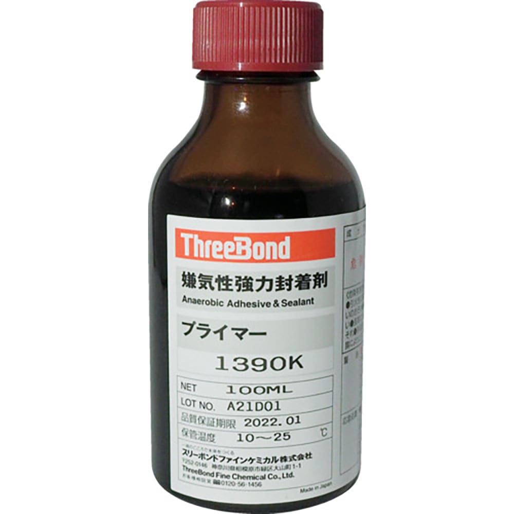 ＴＨＲＥＥＢＯＮＤ　嫌気性封着剤用硬化促進剤　１００ＭＬ（１３９０ＫＬ）　ＴＢ１３９０Ｋ＿