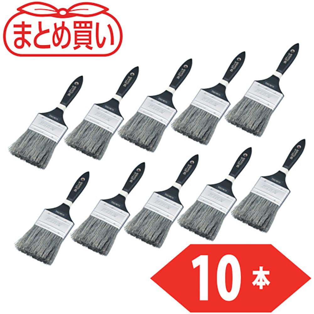 ＴＲＵＳＣＯ　まとめ買いダスター刷毛３７７　３インチ　７５ｍｍ幅　１０本入り　ＴＰＢ－３７７－３－＿