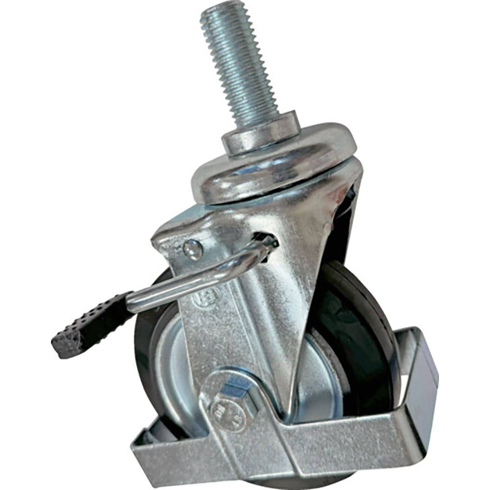 ＴＲＵＳＣＯ　ＴＤＴ２５０用ロードローラーφ１２５　ゴムキャスター　自在ブレーキ付　ＴＤＴ２５０－＿