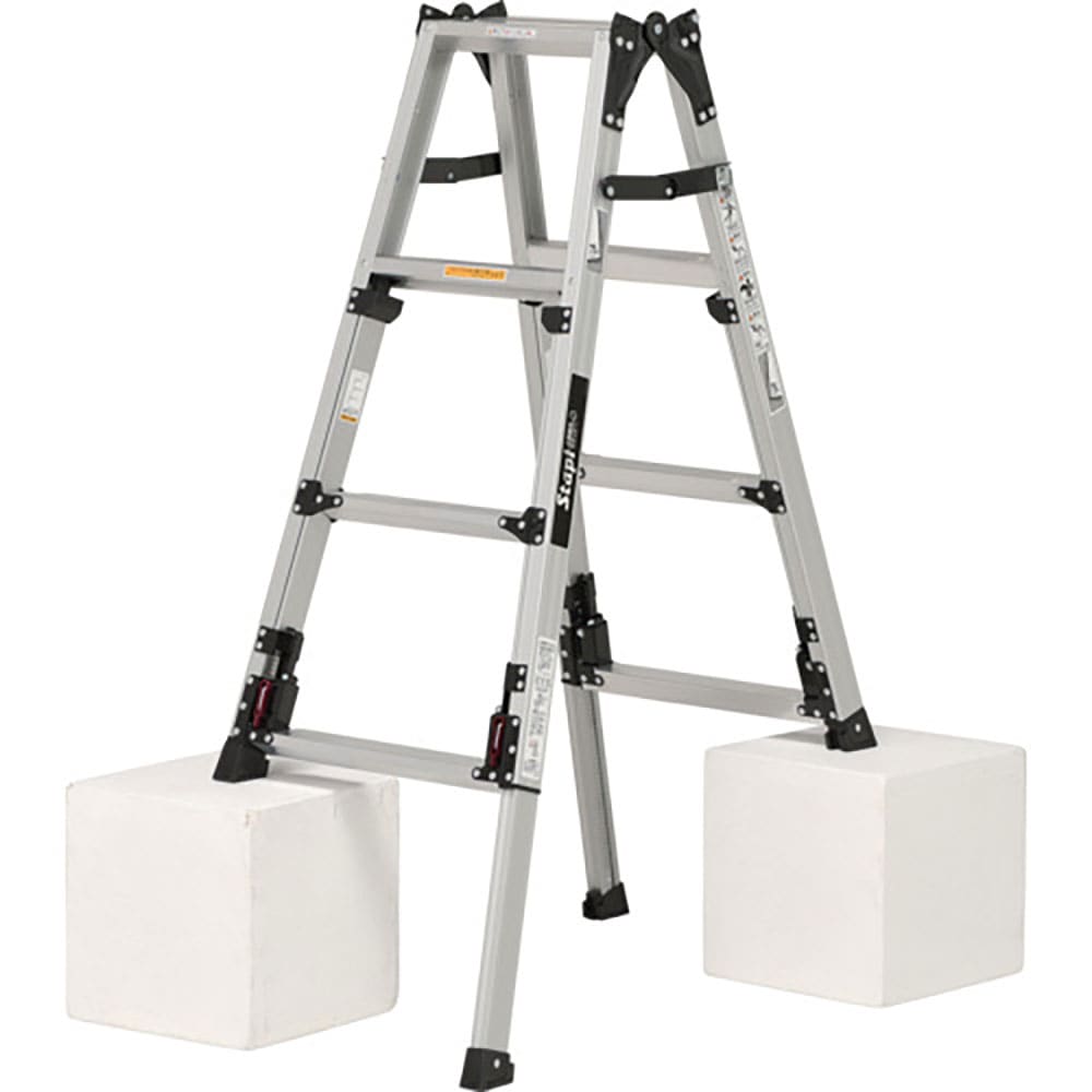 ＰｉＣａ　上部操作式四脚アジャスト式はしご兼用脚立スタッピーＳＣＮ型　ＳＣＮ－１２０Ｂ＿