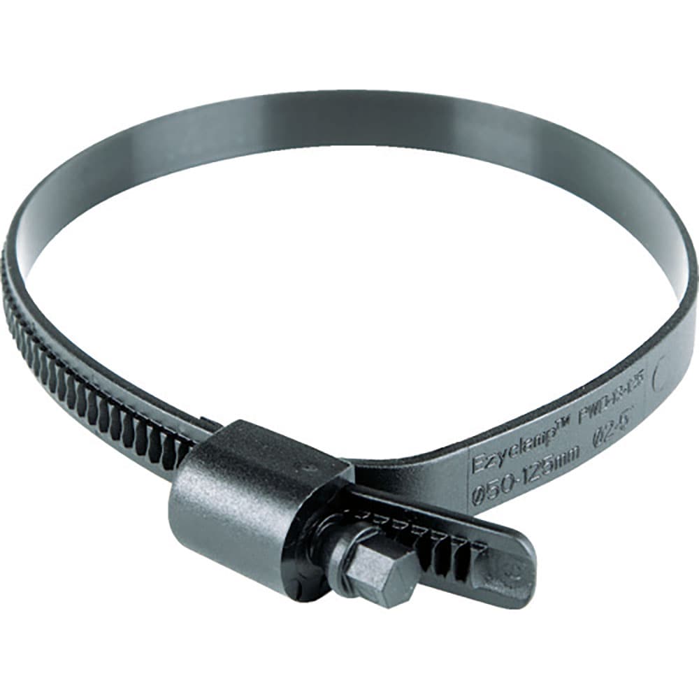 ＨＣＬ　樹脂製ホースバンド　Ｅｚｙｃｌａｍｐ　締付径２５．０～１２５．０ｍｍ　対辺８．０ｍｍ　ナイ＿
