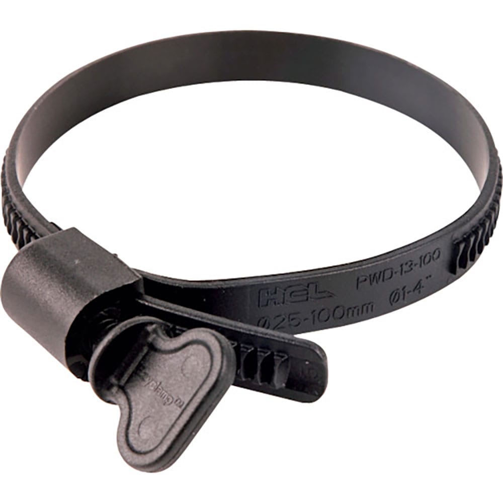 ＨＣＬ　樹脂製ホースバンド　Ｅｚｙｃｌａｍｐ　手締めタイプ　締付径２５．０～５０．０ｍｍ　ナイロン＿