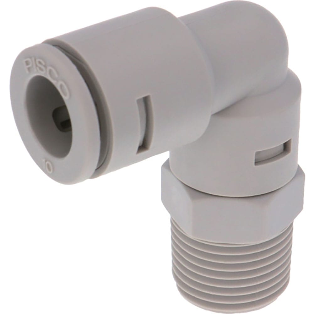 ＰＩＳＣＯ　チューブフィッティングケミカル　エルボチューブ１０ＭＭネジＲ３／８　ＡＰＬ１０－０３＿