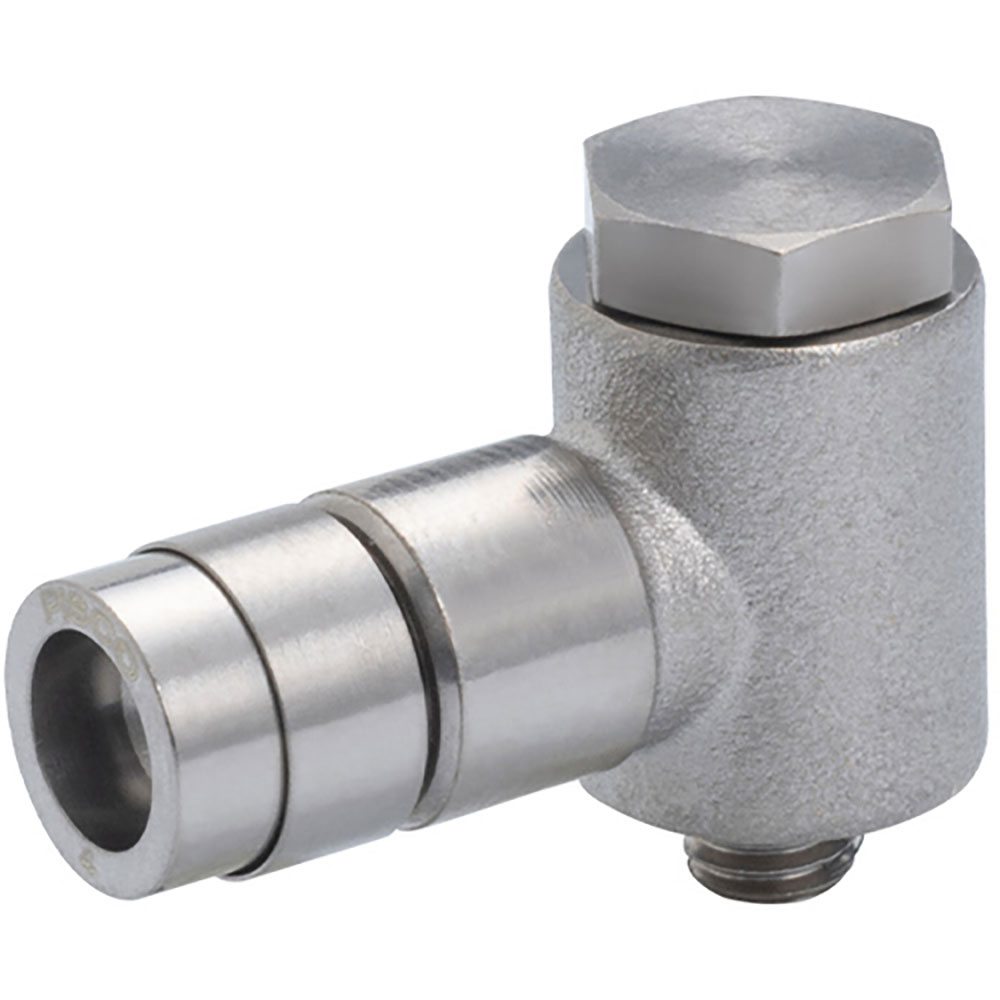 ＰＩＳＣＯ　チューブフィッティングブラスユニバーサルエルボ　チューブ４ネジＭ５Ｘ０８ゴムＨＮＢＲ　＿