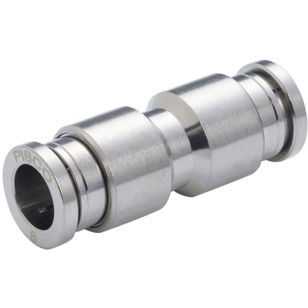 ＰＩＳＣＯ　チューブフィッティングブラス　ユニオンストレート　カバー無し　ＫＵ１２－１＿