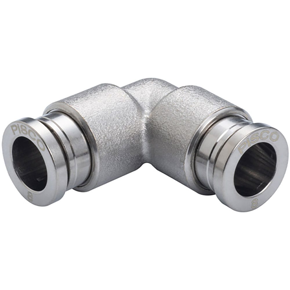 ＰＩＳＣＯ　チューブフィッティングブラス　ユニオンエルボ　カバー無し　ＫＶ４－１＿