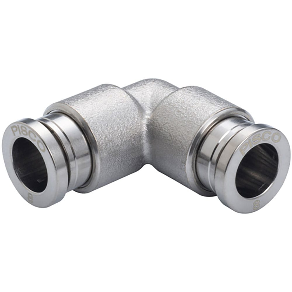 ＰＩＳＣＯ　チューブフィッティングブラス　ユニオンエルボ　カバー無し　ＫＶ６－１＿