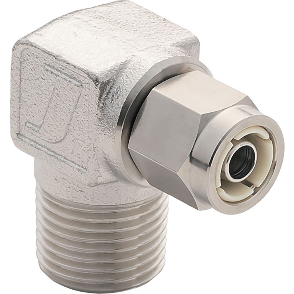 潤工社　ステンレス継手　Ｕ２Ｓシリーズ　　エルボ　６×４ｍｍ　　ＰＴ３／８　Ｌ－０６４０－０３－Ｕ＿