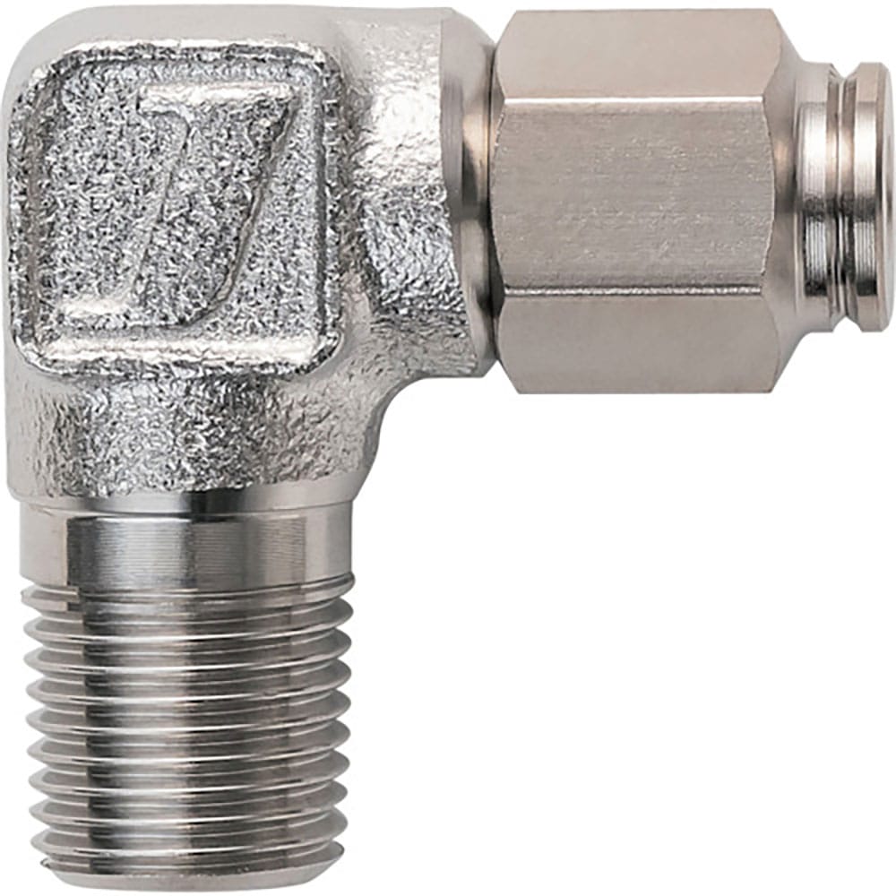 潤工社　ステンレス継手　エルボ（インチＧ系列）　６．３５×３．９６ｍｍ　　ＰＴ１／８　Ｌ－１／４Ｇ＿