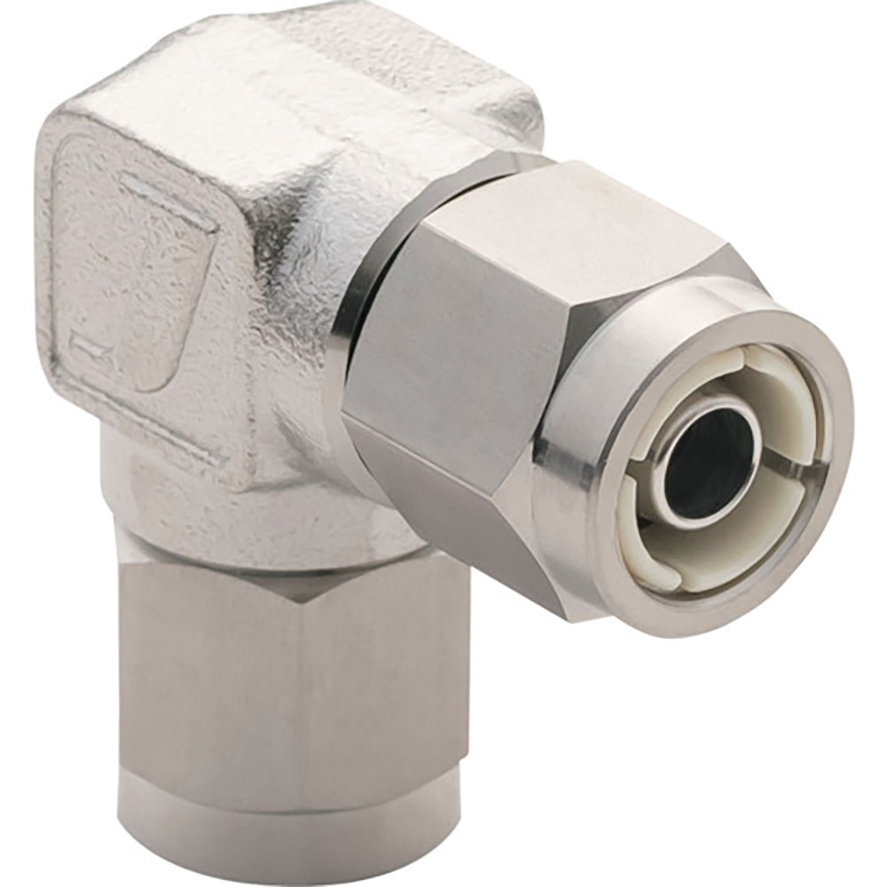 潤工社　ステンレス継手　Ｕ２Ｓシリーズ　　ユニオンエルボ　６×４ｍｍ　　　ＬＵ－０６４０－ＵＳ２＿