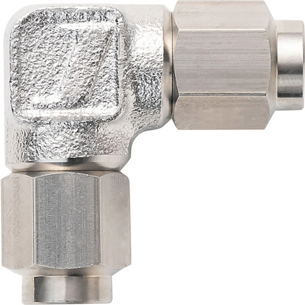 潤工社　ステンレス継手　ユニオンエルボ（ミリ系列）　１２×１０ｍｍ　ＬＵ－１２Ｘ１０－ＳＵＳ＿