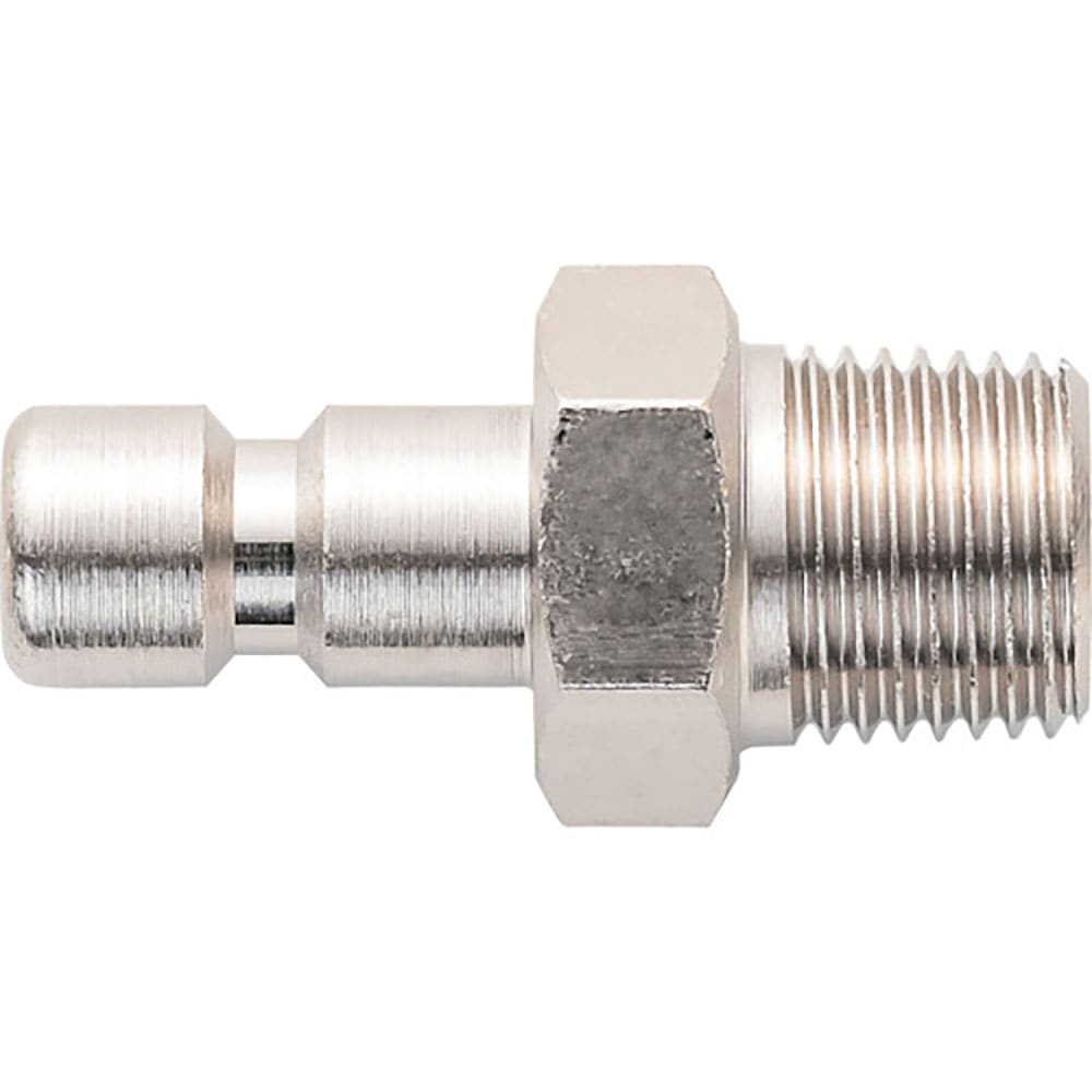 潤工社　超小型ワンタッチカップリング　オスプラグ　Ｒ１／４　ＭＭＰ－Ｍ１／４＿