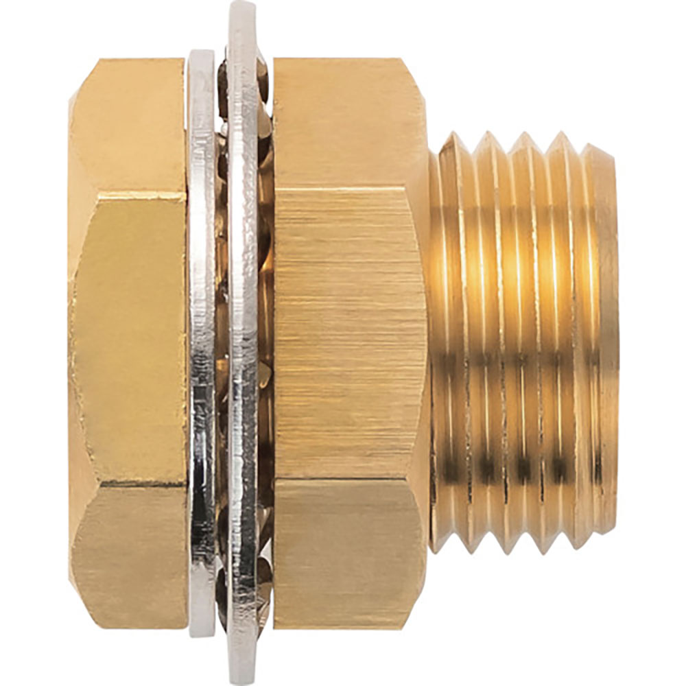 潤工社　黄銅製継手（ミリ系列）　パネルユニオン　Ｒｃ３／８　ＰＦ－３／８－３／８－ＢＳ＿