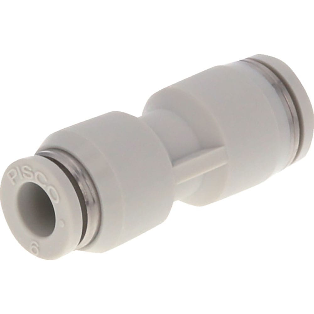 ＰＩＳＣＯ　チューブフィッティング　違径ユニオンストレート　チューブ外径：８ｍｍ×６ｍｍ　ライトグ＿