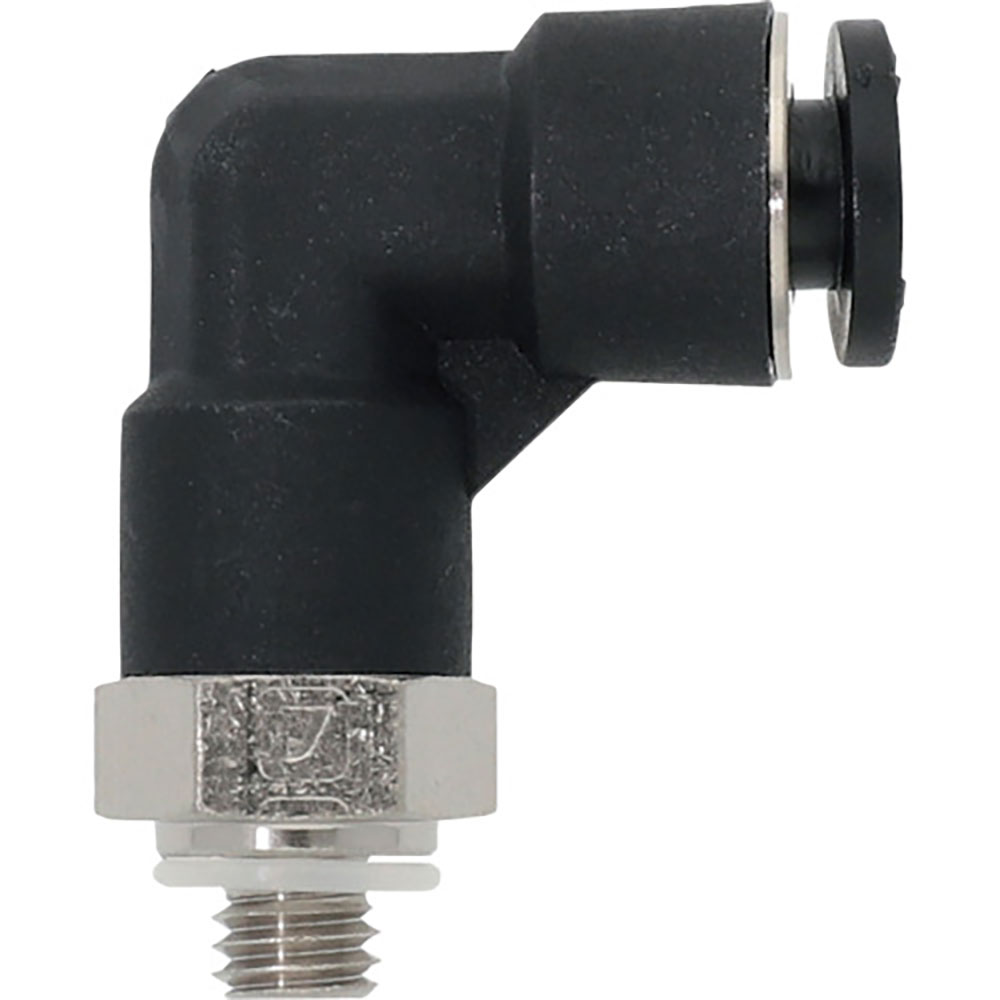 潤工社　ワンタッチ継手Ｍシリーズ　　エルボ　６ｍｍ　　Ｍ５　ＰＬＢＭ－６－Ｍ５－ＰＭ＿