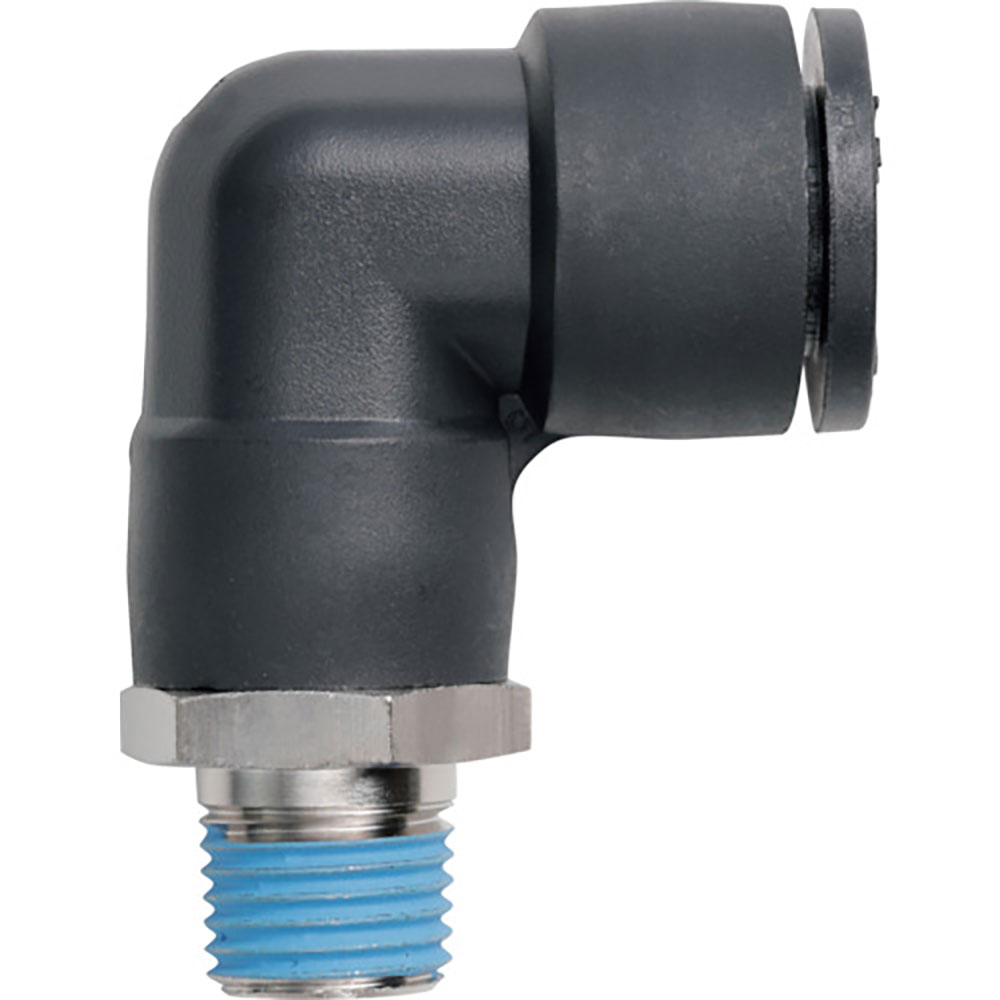 潤工社　ワンタッチ継手Ｍシリーズ　　エルボ　８ｍｍ　　ＰＴ１／４　ＰＬＢＭ－８－ＰＴ１／４－ＰＭ＿