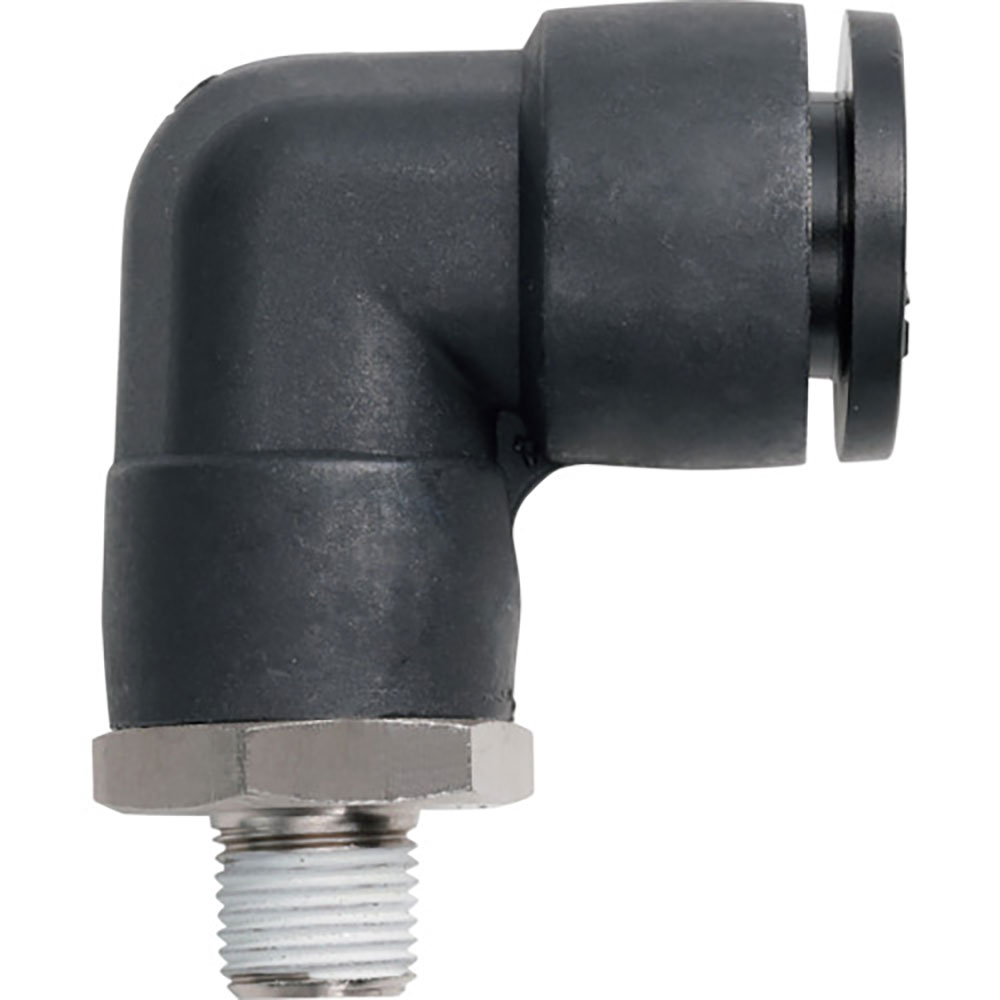 潤工社　ワンタッチ継手Ｍシリーズ　　エルボ　８ｍｍ　　ＰＴ１／８　ＰＬＢＭ－８－ＰＴ１／８－ＰＭ＿