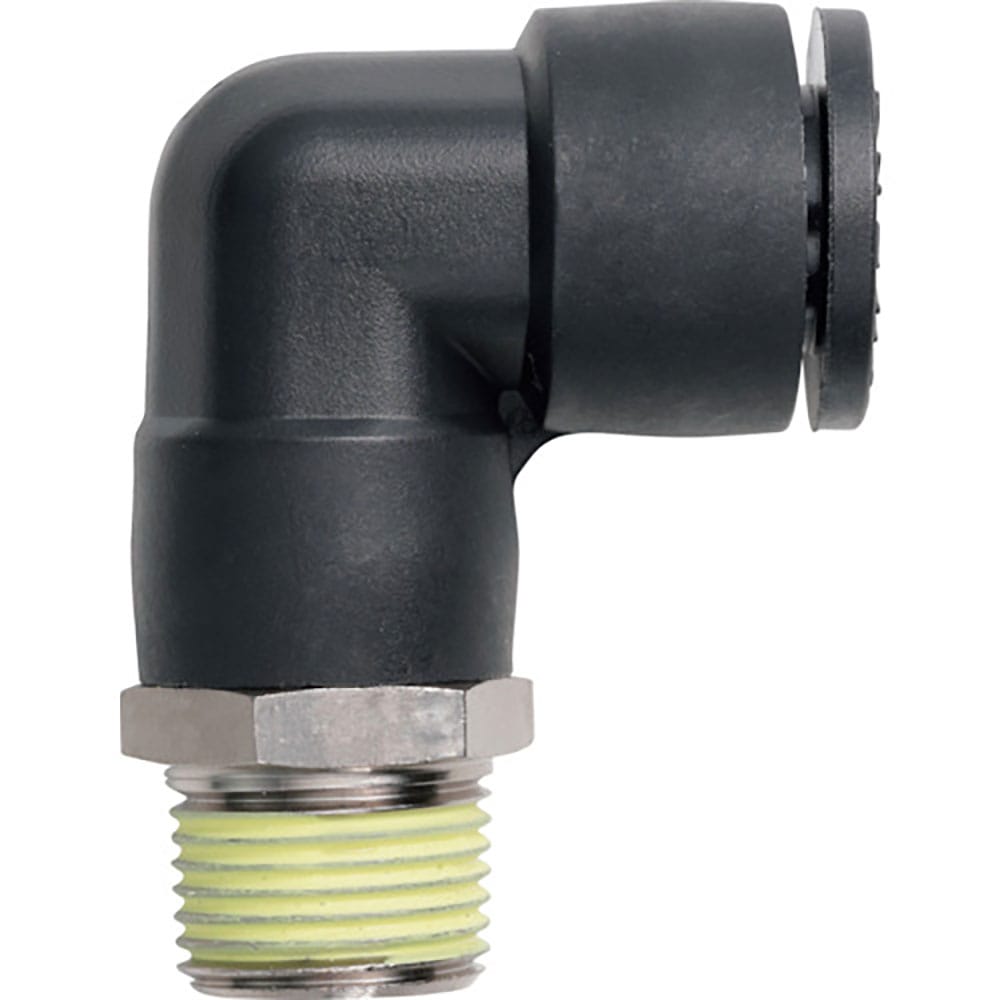 潤工社　ワンタッチ継手Ｍシリーズ　　エルボ　８ｍｍ　　ＰＴ３／８　ＰＬＢＭ－８－ＰＴ３／８－ＰＭ＿