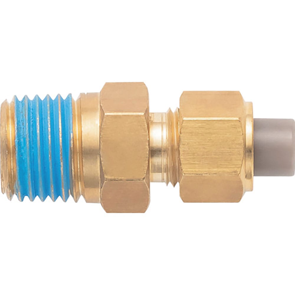 潤工社　黄銅製継手（インチ系列）　ニップル　３．１８×２．３６ｍｍ　　ＰＴ１／４　ＰＮ－１／８－Ｐ＿