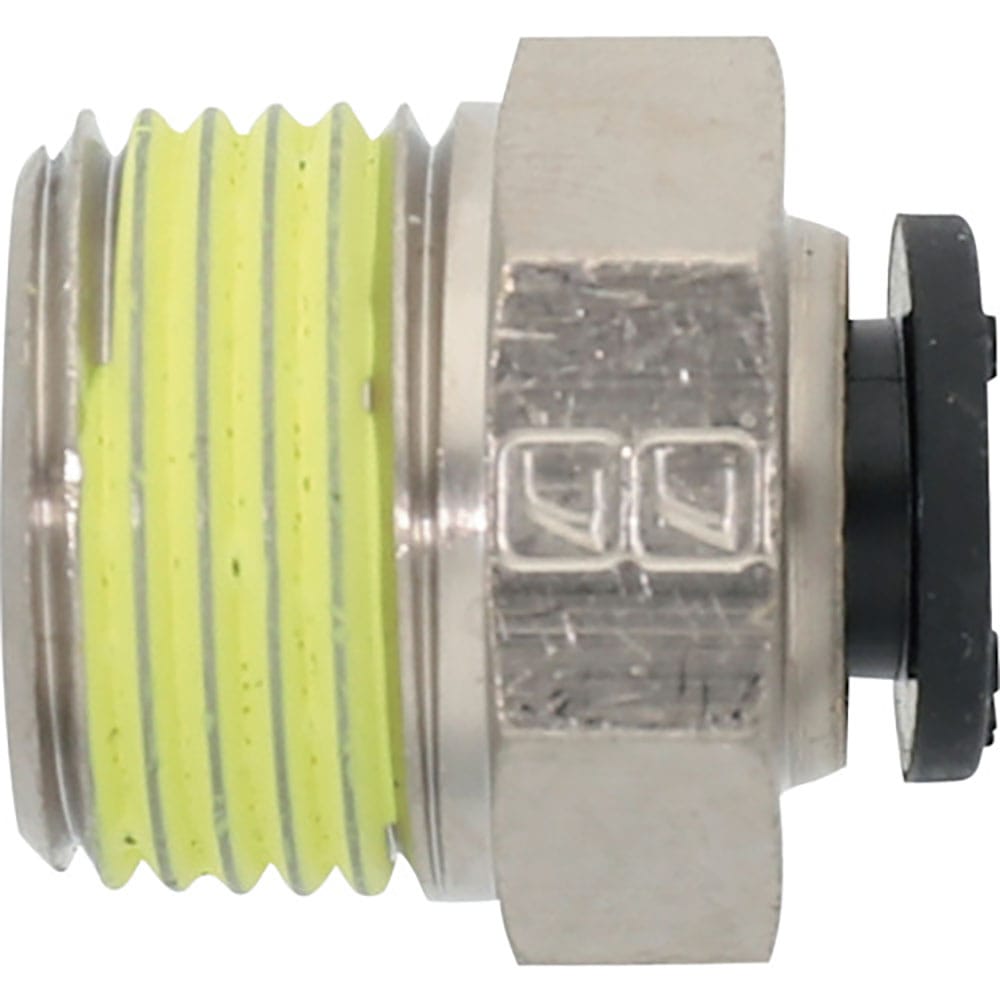 潤工社　ワンタッチ継手Ｍシリーズ　ニップル　６ｍｍ　　ＰＴ３／８　ＰＮＭ－６－ＰＴ３／８－ＢＳＭ＿