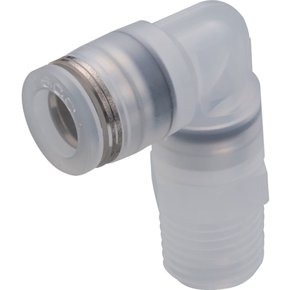 ＰＩＳＣＯ　チューブフィッティング　エルボ　ＰＰタイプチューブ６ネジＲ１／４　ゴム材質ＨＮＢＲ仕様＿