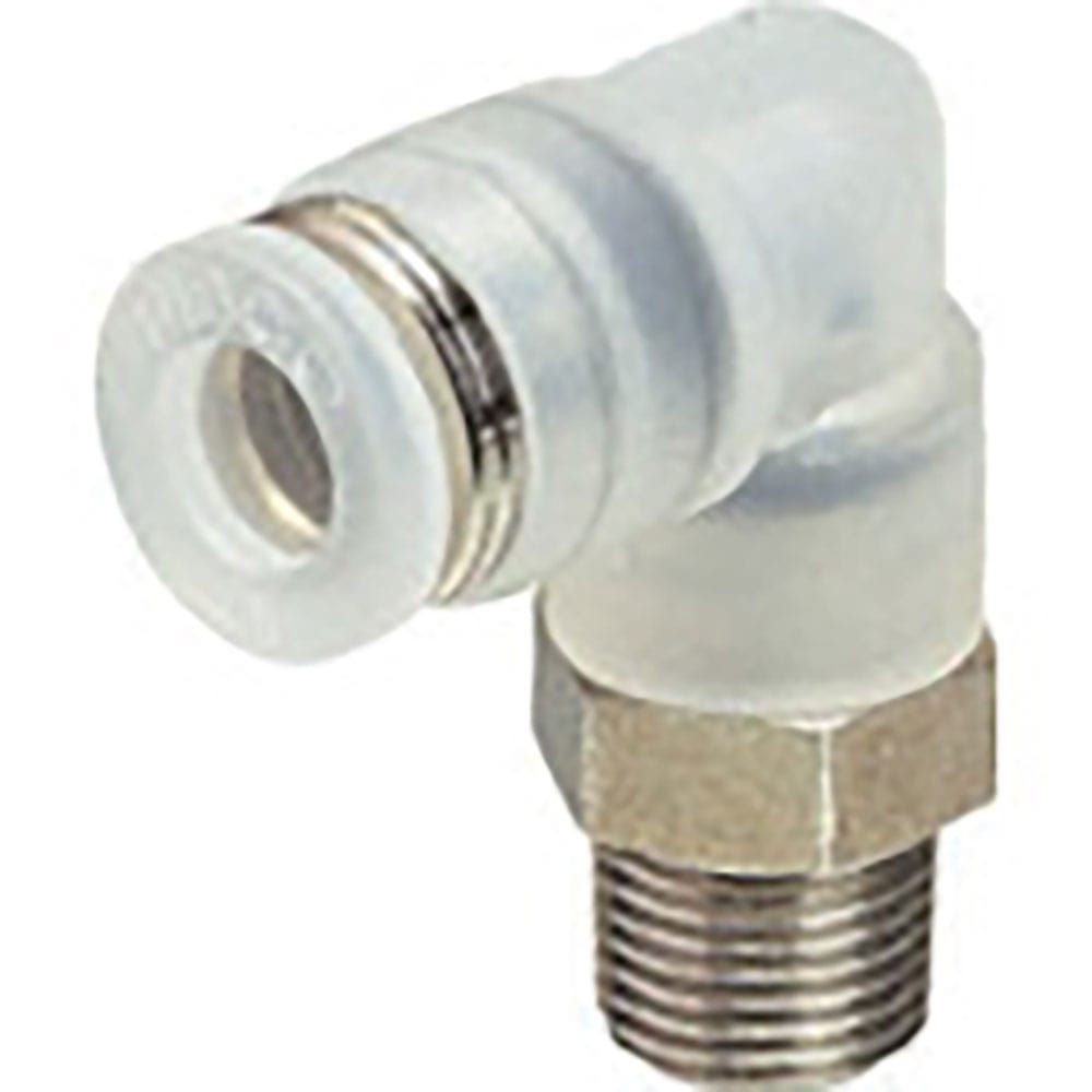 ＰＩＳＣＯ　チューブフィッティングＰＰ　エルボ　ネジ部材質：ＳＵＳ３０４　ＰＰＬ６Ｍ５ＳＵＳ＿