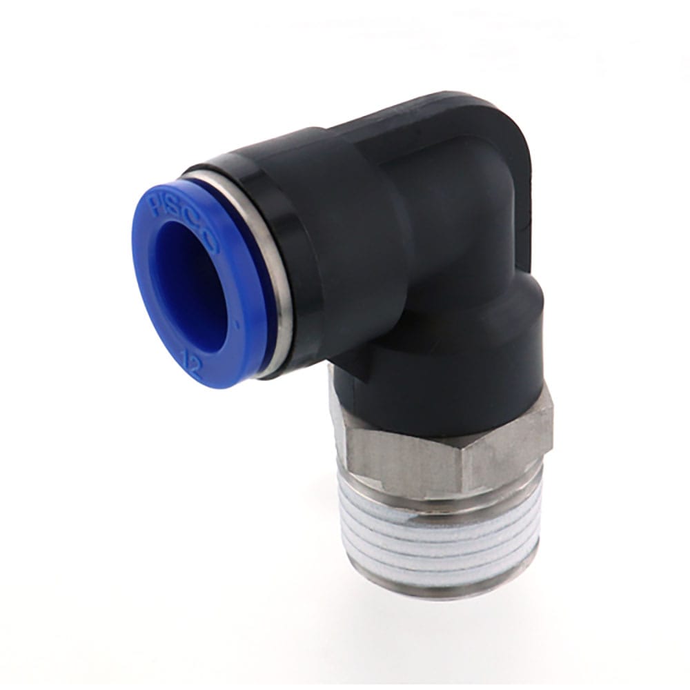 ＰＩＳＣＯ　耐腐蝕性ＳＵＳ３０３相当継手　エルボチューブ１２ネジＲ１／２　ＳＰＬ１２－０４＿