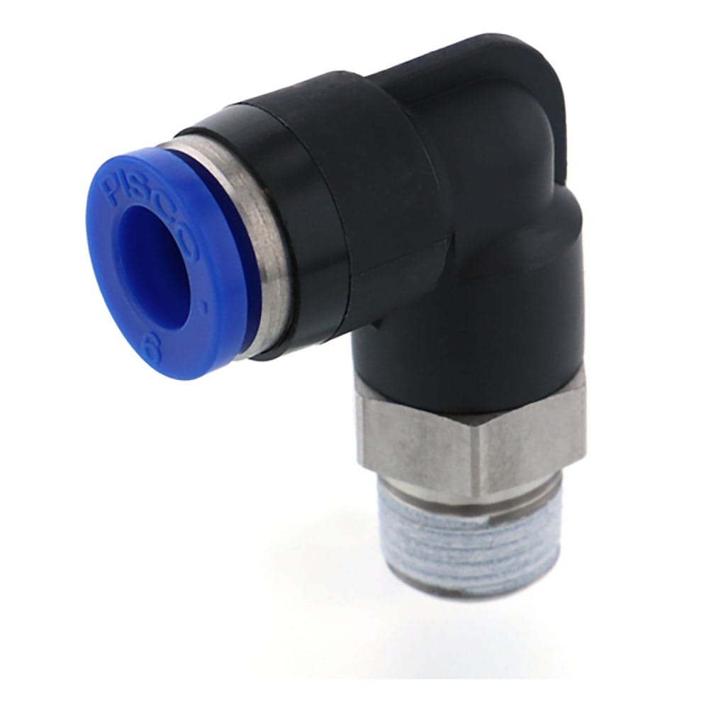 ＰＩＳＣＯ　耐腐蝕性ＳＵＳ３０３相当継手　エルボチューブ６ネジＲ１／８　ＳＰＬ６－０１＿